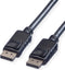 ROLINE DisplayPort kabel, DP-DP, v1.2, M - M, TPE, zwart, 3 m