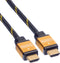 ROLINE GOLD HDMI High Speed Kabel, M/M, 10 m