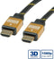 ROLINE GOLD HDMI High Speed Kabel, M/M, 5 m