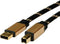 ROLINE GOLD USB 2.0 kabel, type A-B, 4,5 m