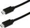 ROLINE GREEN USB 3.2 Gen 2x2 kabel, Emark, C-C, M/M, 20Gbit/s, 100W, zwart, 1 m