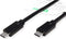 ROLINE GREEN USB 3.2 Gen 2x2 kabel, Emark, C-C, M/M, 20Gbit/s, 100W, zwart, 2 m