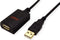 ROLINE USB 2.0 verlengkabel, zwart, 5 m