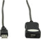 ROLINE USB 2.0 verlengkabel, zwart, 5 m