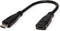ROLINE USB 3.2 Gen 2 kabel, C-C, M/F, zwart, 0,15 m