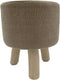 SVJ Kruk Rond - 35 x 35 x 45 cm - Teakhout - Bruin