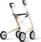 Rollator Carbon Ultralight ByAcre | De meest lichte rollator ter wereld | Creme - 4.8 kg