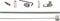 Rollerbrake kabelkit Elvedes BR-IM85/81/55/45 1700mm / 2250mm RVS - zilver (op kaart)