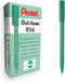 Rollerpen Pentel R56 zwart 0.3mm - 12 stuks