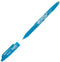 Rollerpen PILOT Frixion BL-FR7 lichtblauw-turquoise 0.35mm | 12 stuks