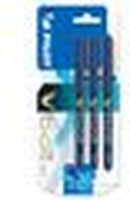 Rollerpen PILOT V-Ball grip V7 blauw 0.4mm blister à 3 stuks