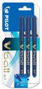 Rollerpen PILOT V-Ball grip V7 blauw 0.4mm blister à 3 stuks