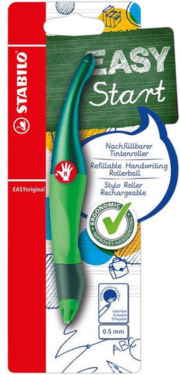 Rollerpen STABILO Easyoriginal rechtshandig groen holograph edition blister | 5 stuks
