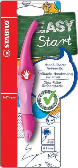 Rollerpen STABILO Easyoriginal rechtshandig roze/lichtroze blister | 5 stuks