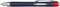 Rollerpen Uni-ball Jetstream 0.7mm rood | 12 stuks