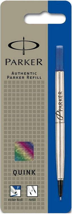 Rollerpenvulling Parker blauw fijn 0.5mm op blister