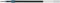 Rollerpenvulling Uni-ball Jetstream 0.7mm zwart | 12 stuks