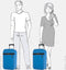 Rollink Flex Aura Opvouwbare Handbagage Koffer 55 Dive Blue