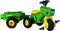 Rolly Toys Rolly MiniTrac John Deere Driewieler - Traptractor met Aanhanger
