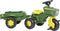 Rolly Toys Rolly MiniTrac John Deere Driewieler - Traptractor met Aanhanger