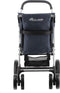 Rolser Boodschappentrolley Basket Tweed - 4 wielen - Opvouwbaar - 58 L - Marino