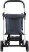 Rolser Boodschappentrolley Basket Tweed - 4 wielen - Opvouwbaar - 58 L - Marino