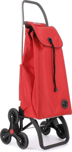 Rolser Boodschappentrolley Trappenstijger I-Max MF 6 Wheels - Rood