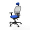 Piqueras y Crespo 2D036G1 - Bureaustoel - Verstelbare hoogte met hoofdsteun - Blauw