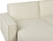 ROMEDAL - Hoekslaapbank - Beige - Rechterzijde - 290 cm - Polyester