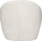 Romi Curly arm stoel - Fauteuil wit - Stoel - Zetel - B. 75 x D. 77 x H. 70 cm