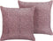 ROMNEYA - Sierkussen set van 2 - Roze - 45 x 45 cm - Fluweel