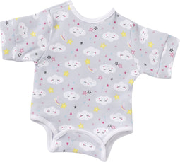 Rompertje Grijs Met Wolkjes (36-40Cm)