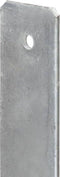 vidaXL Grondankers 6 st 14x6x60 cm gegalvaniseerd staal zilverkleurig