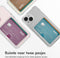 iMoshion Hoesje Geschikt voor iPhone 15 Hoesje Met Pasjeshouder - iMoshion Softcase Backcover met pashouder 3.0 - Transparant