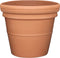 Ronde 180L terracotta graniet plantenbak - Prestige Rome