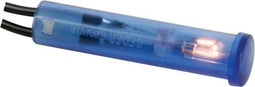 RONDE 7mm SIGNAALLAMP 12V BLAUW (CRAF012B)