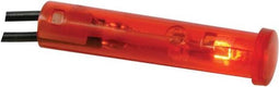 RONDE 7mm SIGNAALLAMP 220V ROOD (CRAF220R)