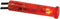 RONDE 7mm SIGNAALLAMP 220V ROOD (CRAF220R)