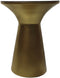 Ronde bijzettafel - ø40x50 - Zwart/goud - Marmer/ijzer