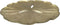 Ronde bloemschotel Fletcher - ø40 - Aluminium - Brass