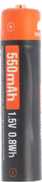 Ronde cel AAA, Li-ion, 1,5 V, 550 mAh, 0,8 Wh, met USB-oplaadaansluiting