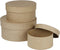 Ronde dozen, d: 10+13+16 cm, h: 5+6,5+7,5 cm, 3stuks