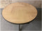 Ronde eiken eettafel Bern Ø100 cm Visgraat - Naturel