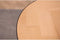 Ronde eiken eettafel Bern Ø100 cm Visgraat - Naturel