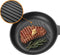 Ronde Grillpan met deksel - steakpan - koekenpan - Alle warmtebronnen LOOD, CADMIUM-vrij