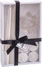 Ronde kroonluchter met standaard Kerstmis Wit Kristal Paraffine 21,7 x 13,3 x 3,8 cm