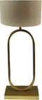Ronde lampenkap - 25x25x18 - Warmgrijs - Velvet