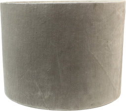 Ronde lampenkap - 32x32x24 - Lichtgrijs - Velvet