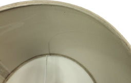 Ronde lampenkap - 32x32x24 - Warmgrijs - Velvet