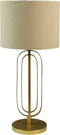 Ronde lampenkap - 32x32x24 - Warmgrijs - Velvet